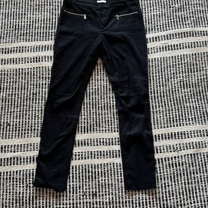 SuperTrash Size 38 ( 6 ) Black pants Suede casual pants